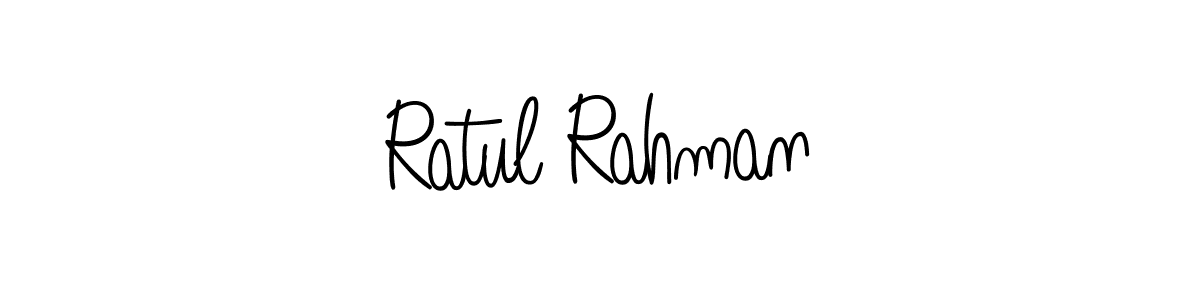 Best and Professional Signature Style for Ratul Rahman. Angelique-Rose-font-FFP Best Signature Style Collection. Ratul Rahman signature style 5 images and pictures png