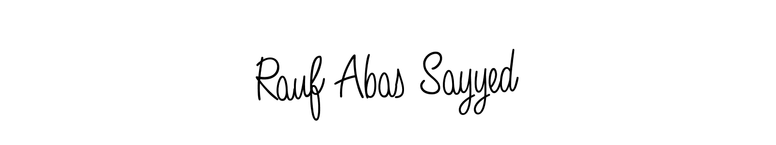 Once you've used our free online signature maker to create your best signature Angelique-Rose-font-FFP style, it's time to enjoy all of the benefits that Rauf Abas Sayyed name signing documents. Rauf Abas Sayyed signature style 5 images and pictures png