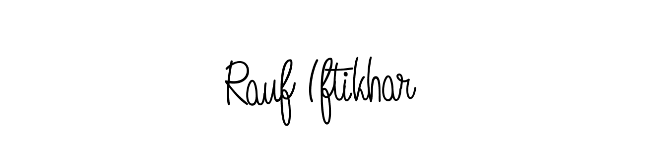 This is the best signature style for the Rauf Iftikhar name. Also you like these signature font (Angelique-Rose-font-FFP). Mix name signature. Rauf Iftikhar signature style 5 images and pictures png