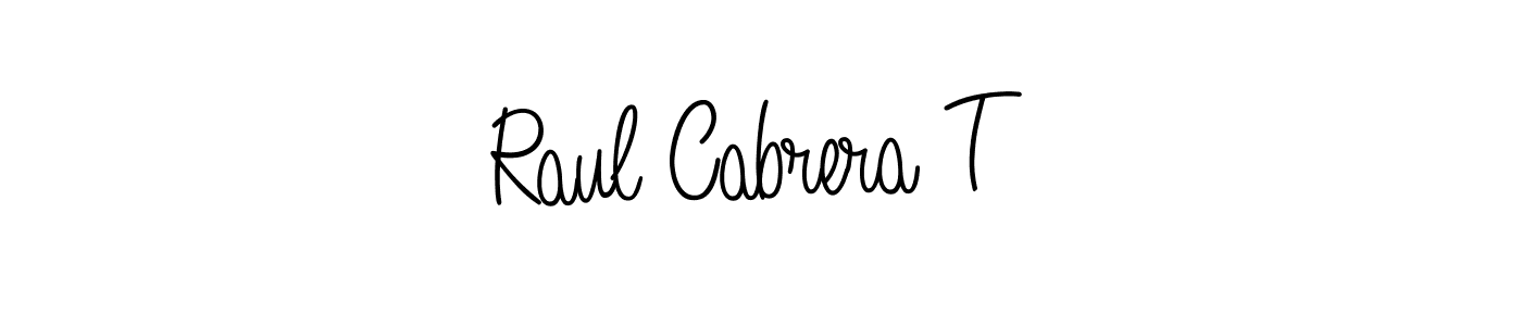 Make a beautiful signature design for name Raul Cabrera T. Use this online signature maker to create a handwritten signature for free. Raul Cabrera T signature style 5 images and pictures png