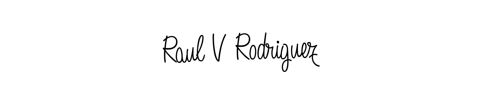 Angelique-Rose-font-FFP is a professional signature style that is perfect for those who want to add a touch of class to their signature. It is also a great choice for those who want to make their signature more unique. Get Raul V Rodriguez name to fancy signature for free. Raul V Rodriguez signature style 5 images and pictures png