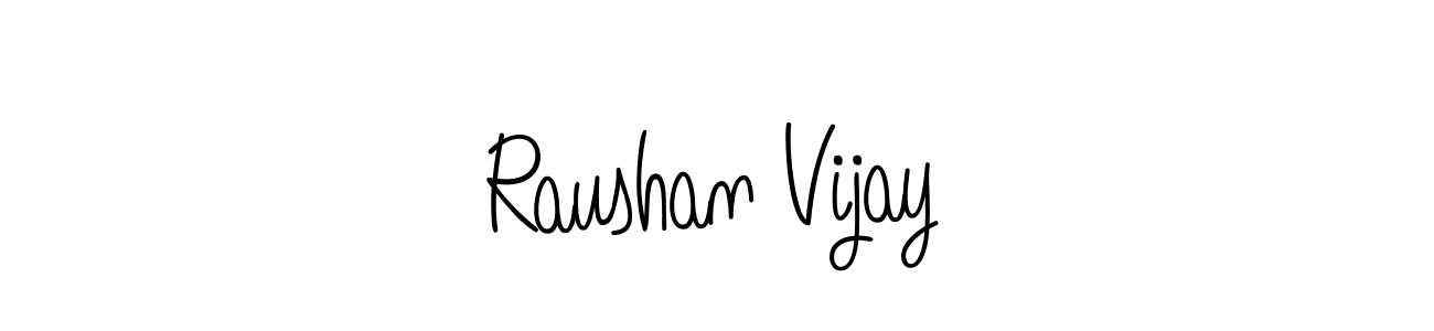 This is the best signature style for the Raushan Vijay name. Also you like these signature font (Angelique-Rose-font-FFP). Mix name signature. Raushan Vijay signature style 5 images and pictures png