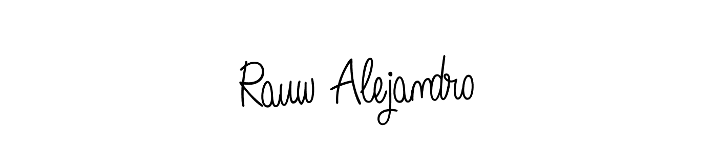 You should practise on your own different ways (Angelique-Rose-font-FFP) to write your name (Rauw Alejandro) in signature. don't let someone else do it for you. Rauw Alejandro signature style 5 images and pictures png