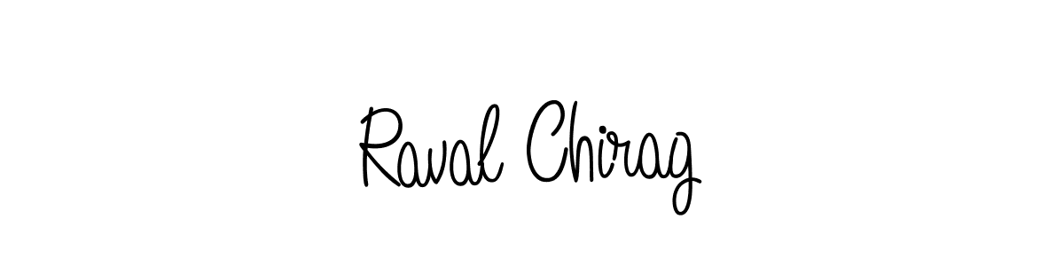 Angelique-Rose-font-FFP is a professional signature style that is perfect for those who want to add a touch of class to their signature. It is also a great choice for those who want to make their signature more unique. Get Raval Chirag name to fancy signature for free. Raval Chirag signature style 5 images and pictures png