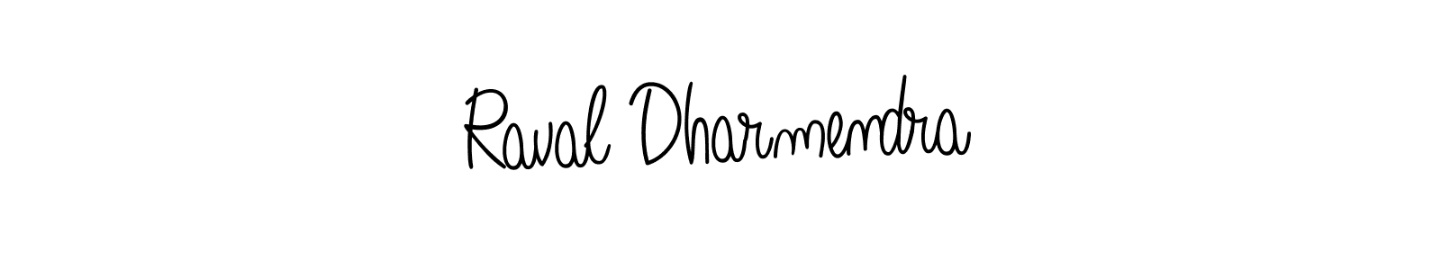 How to make Raval Dharmendra signature? Angelique-Rose-font-FFP is a professional autograph style. Create handwritten signature for Raval Dharmendra name. Raval Dharmendra signature style 5 images and pictures png