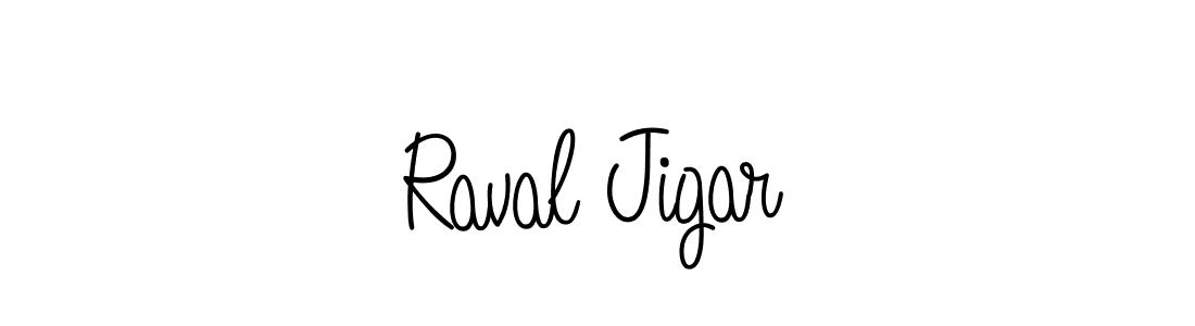 How to make Raval Jigar signature? Angelique-Rose-font-FFP is a professional autograph style. Create handwritten signature for Raval Jigar name. Raval Jigar signature style 5 images and pictures png