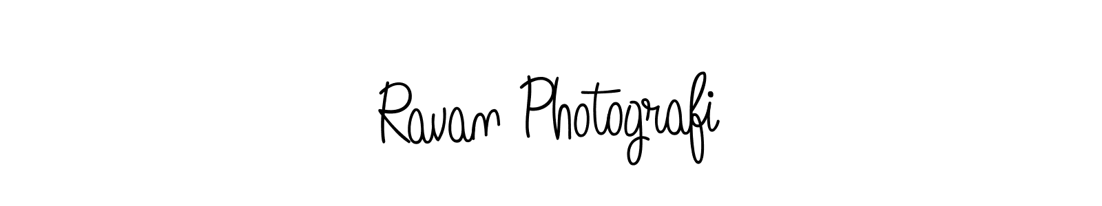 Design your own signature with our free online signature maker. With this signature software, you can create a handwritten (Angelique-Rose-font-FFP) signature for name Ravan Photografi. Ravan Photografi signature style 5 images and pictures png