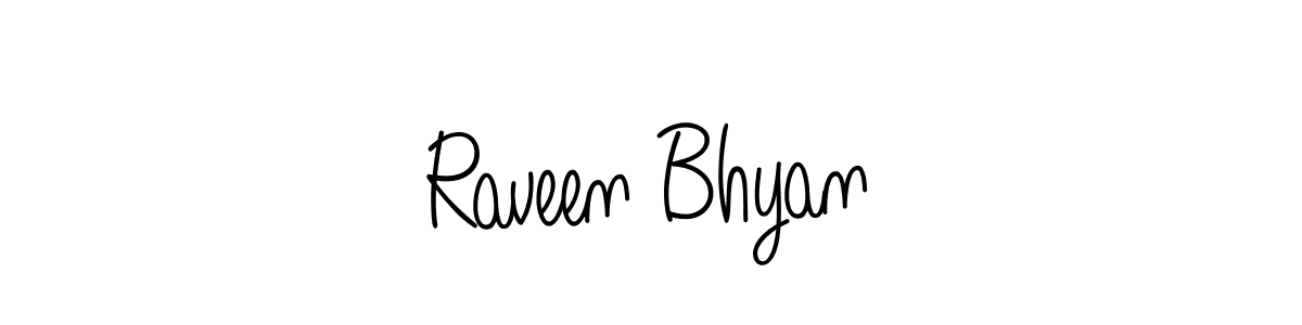 You can use this online signature creator to create a handwritten signature for the name Raveen Bhyan. This is the best online autograph maker. Raveen Bhyan signature style 5 images and pictures png