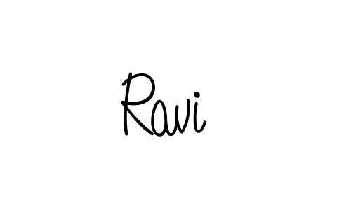 Ravi  stylish signature style. Best Handwritten Sign (Angelique-Rose-font-FFP) for my name. Handwritten Signature Collection Ideas for my name Ravi . Ravi  signature style 5 images and pictures png