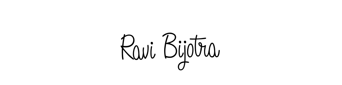 Best and Professional Signature Style for Ravi Bijotra. Angelique-Rose-font-FFP Best Signature Style Collection. Ravi Bijotra signature style 5 images and pictures png