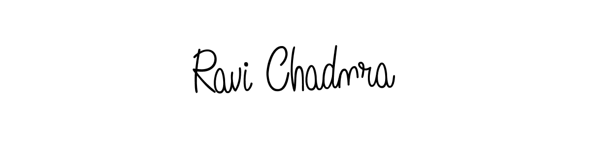 Ravi Chadnra stylish signature style. Best Handwritten Sign (Angelique-Rose-font-FFP) for my name. Handwritten Signature Collection Ideas for my name Ravi Chadnra. Ravi Chadnra signature style 5 images and pictures png