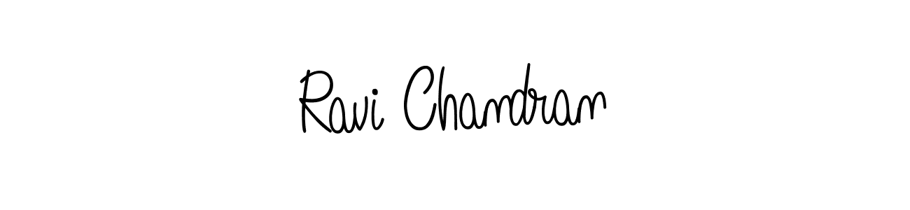 Create a beautiful signature design for name Ravi Chandran. With this signature (Angelique-Rose-font-FFP) fonts, you can make a handwritten signature for free. Ravi Chandran signature style 5 images and pictures png