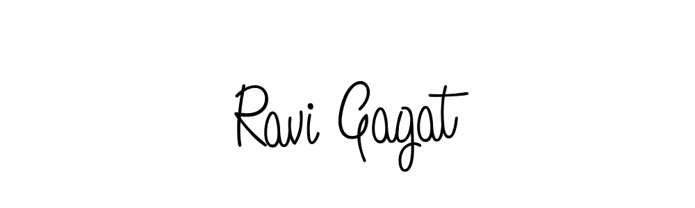 Make a beautiful signature design for name Ravi Gagat. With this signature (Angelique-Rose-font-FFP) style, you can create a handwritten signature for free. Ravi Gagat signature style 5 images and pictures png