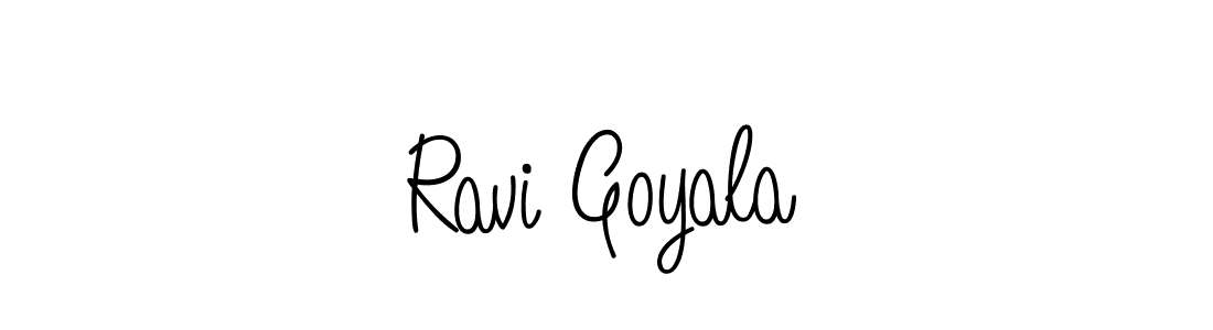 Also we have Ravi Goyala name is the best signature style. Create professional handwritten signature collection using Angelique-Rose-font-FFP autograph style. Ravi Goyala signature style 5 images and pictures png