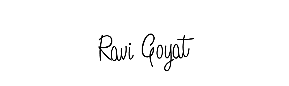 Make a beautiful signature design for name Ravi Goyat. Use this online signature maker to create a handwritten signature for free. Ravi Goyat signature style 5 images and pictures png