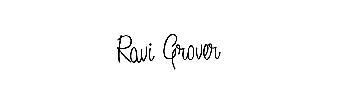 Ravi Grover stylish signature style. Best Handwritten Sign (Angelique-Rose-font-FFP) for my name. Handwritten Signature Collection Ideas for my name Ravi Grover. Ravi Grover signature style 5 images and pictures png