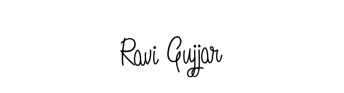 Make a beautiful signature design for name Ravi Gujjar. Use this online signature maker to create a handwritten signature for free. Ravi Gujjar signature style 5 images and pictures png