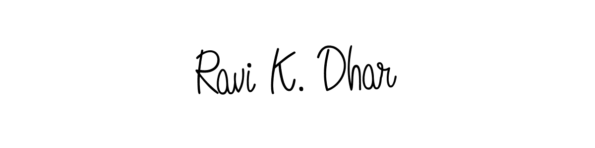 You can use this online signature creator to create a handwritten signature for the name Ravi K. Dhar. This is the best online autograph maker. Ravi K. Dhar signature style 5 images and pictures png