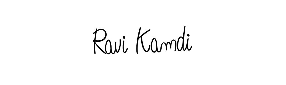 Also we have Ravi Kamdi name is the best signature style. Create professional handwritten signature collection using Angelique-Rose-font-FFP autograph style. Ravi Kamdi signature style 5 images and pictures png
