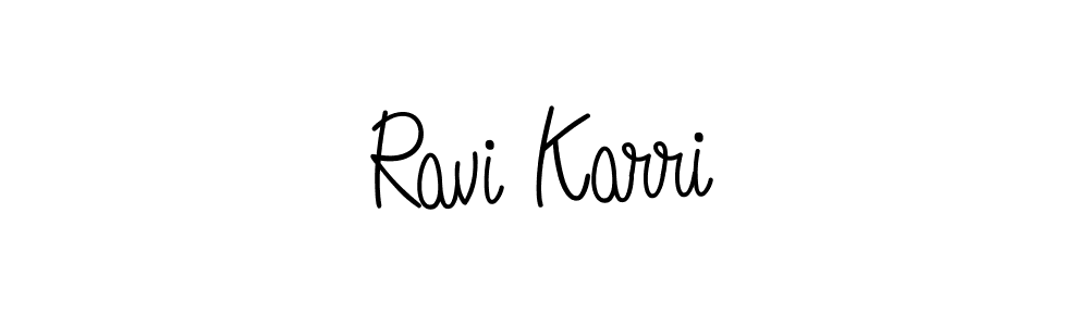 How to Draw Ravi Karri signature style? Angelique-Rose-font-FFP is a latest design signature styles for name Ravi Karri. Ravi Karri signature style 5 images and pictures png