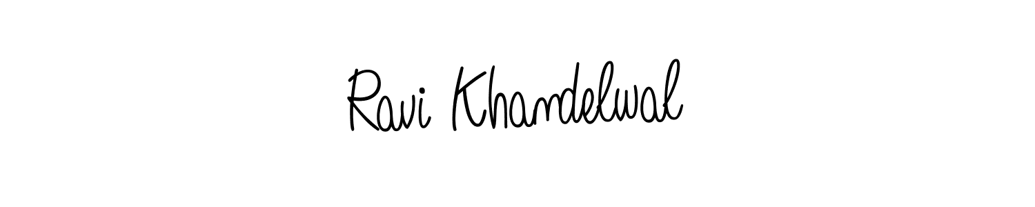 Make a beautiful signature design for name Ravi Khandelwal. Use this online signature maker to create a handwritten signature for free. Ravi Khandelwal signature style 5 images and pictures png