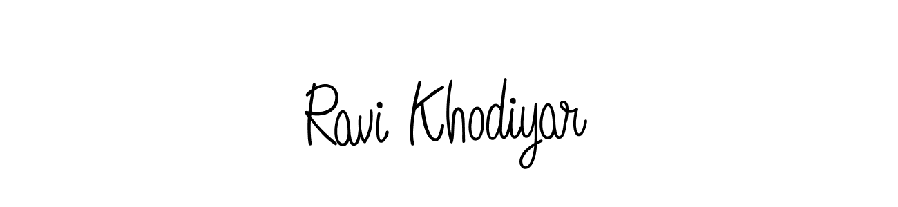 if you are searching for the best signature style for your name Ravi Khodiyar. so please give up your signature search. here we have designed multiple signature styles  using Angelique-Rose-font-FFP. Ravi Khodiyar signature style 5 images and pictures png