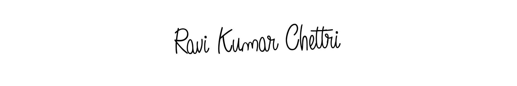 Use a signature maker to create a handwritten signature online. With this signature software, you can design (Angelique-Rose-font-FFP) your own signature for name Ravi Kumar Chettri. Ravi Kumar Chettri signature style 5 images and pictures png