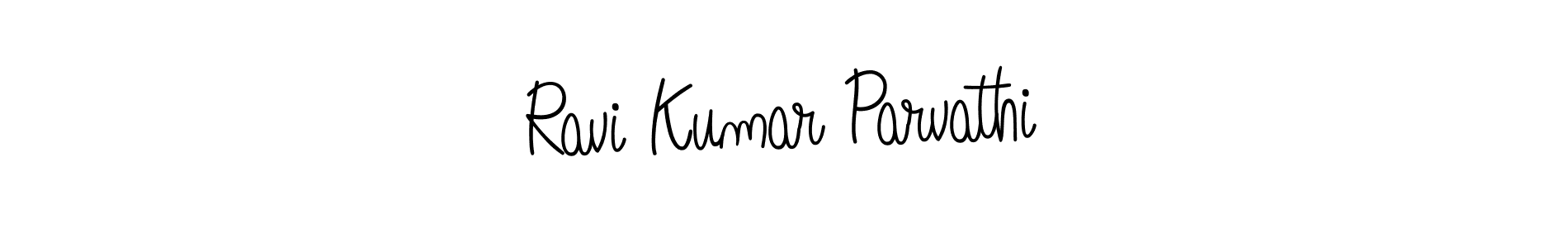 You can use this online signature creator to create a handwritten signature for the name Ravi Kumar Parvathi. This is the best online autograph maker. Ravi Kumar Parvathi signature style 5 images and pictures png