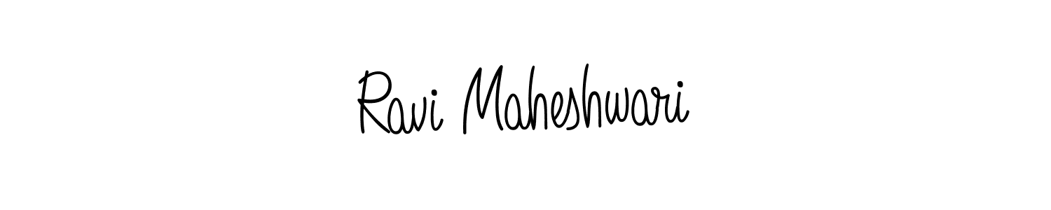 Also we have Ravi Maheshwari name is the best signature style. Create professional handwritten signature collection using Angelique-Rose-font-FFP autograph style. Ravi Maheshwari signature style 5 images and pictures png