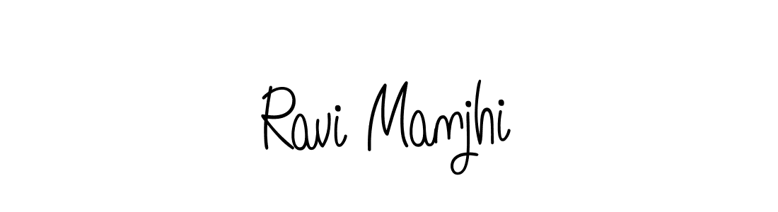 How to make Ravi Manjhi signature? Angelique-Rose-font-FFP is a professional autograph style. Create handwritten signature for Ravi Manjhi name. Ravi Manjhi signature style 5 images and pictures png