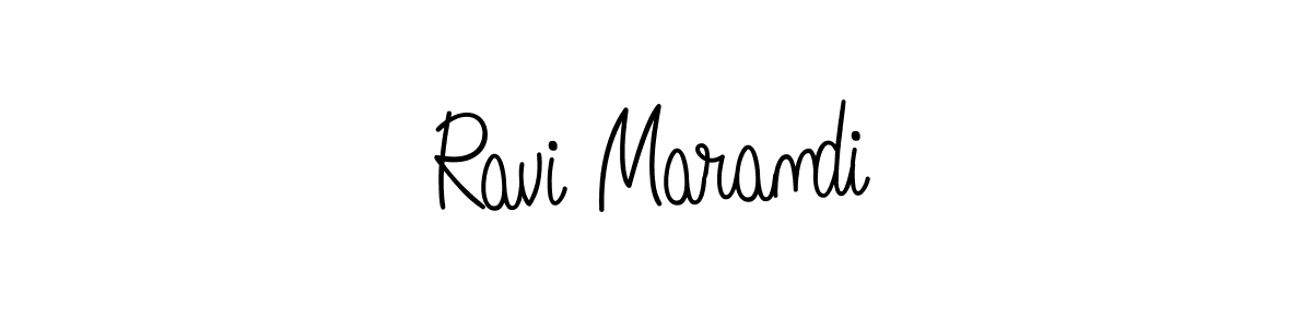 Create a beautiful signature design for name Ravi Marandi. With this signature (Angelique-Rose-font-FFP) fonts, you can make a handwritten signature for free. Ravi Marandi signature style 5 images and pictures png