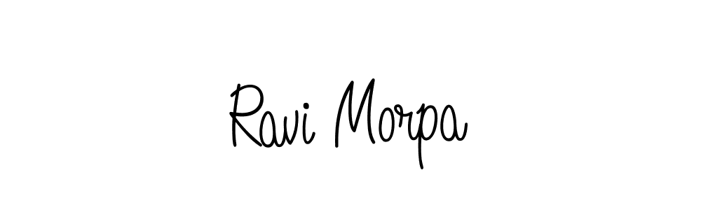 How to Draw Ravi Morpa signature style? Angelique-Rose-font-FFP is a latest design signature styles for name Ravi Morpa. Ravi Morpa signature style 5 images and pictures png