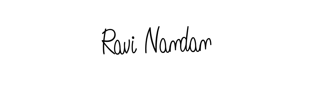 Once you've used our free online signature maker to create your best signature Angelique-Rose-font-FFP style, it's time to enjoy all of the benefits that Ravi Nandan name signing documents. Ravi Nandan signature style 5 images and pictures png