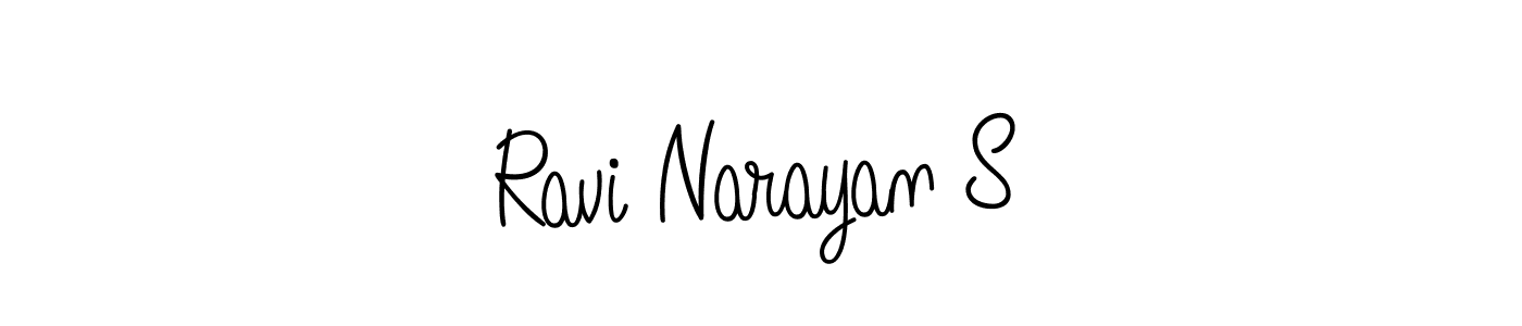 Angelique-Rose-font-FFP is a professional signature style that is perfect for those who want to add a touch of class to their signature. It is also a great choice for those who want to make their signature more unique. Get Ravi Narayan S name to fancy signature for free. Ravi Narayan S signature style 5 images and pictures png