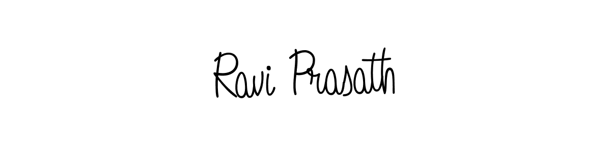 Create a beautiful signature design for name Ravi Prasath. With this signature (Angelique-Rose-font-FFP) fonts, you can make a handwritten signature for free. Ravi Prasath signature style 5 images and pictures png