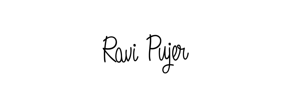 Check out images of Autograph of Ravi Pujer name. Actor Ravi Pujer Signature Style. Angelique-Rose-font-FFP is a professional sign style online. Ravi Pujer signature style 5 images and pictures png