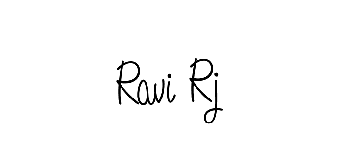 if you are searching for the best signature style for your name Ravi Rj. so please give up your signature search. here we have designed multiple signature styles  using Angelique-Rose-font-FFP. Ravi Rj signature style 5 images and pictures png