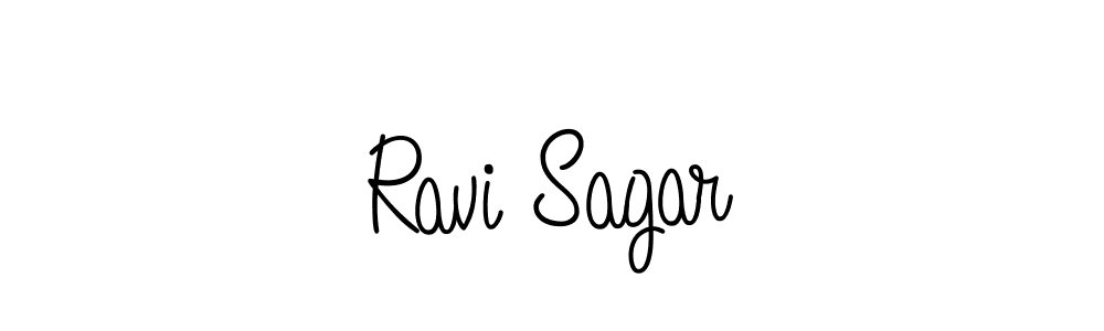How to make Ravi Sagar signature? Angelique-Rose-font-FFP is a professional autograph style. Create handwritten signature for Ravi Sagar name. Ravi Sagar signature style 5 images and pictures png