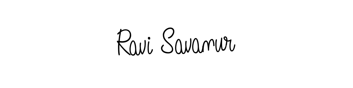 The best way (Angelique-Rose-font-FFP) to make a short signature is to pick only two or three words in your name. The name Ravi Savanur include a total of six letters. For converting this name. Ravi Savanur signature style 5 images and pictures png