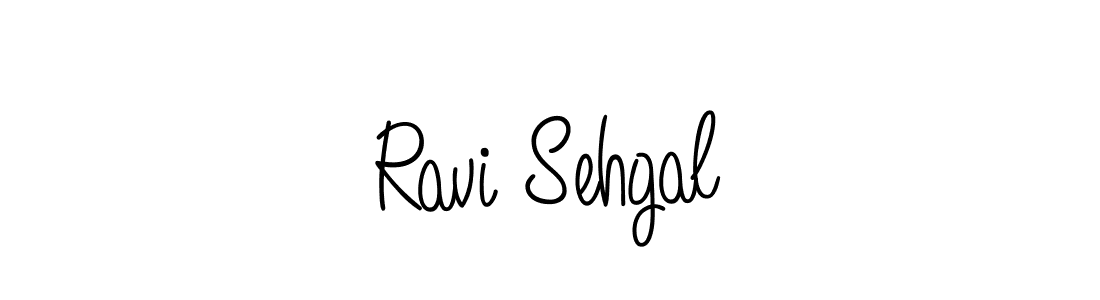 How to make Ravi Sehgal name signature. Use Angelique-Rose-font-FFP style for creating short signs online. This is the latest handwritten sign. Ravi Sehgal signature style 5 images and pictures png