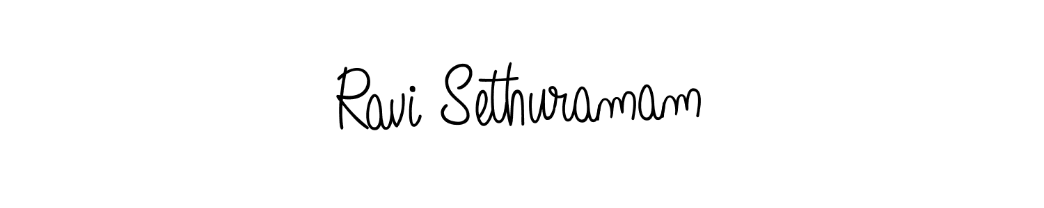 Create a beautiful signature design for name Ravi Sethuramam. With this signature (Angelique-Rose-font-FFP) fonts, you can make a handwritten signature for free. Ravi Sethuramam signature style 5 images and pictures png