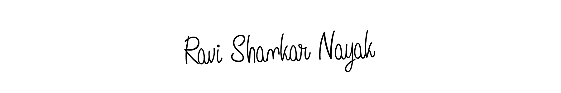 Design your own signature with our free online signature maker. With this signature software, you can create a handwritten (Angelique-Rose-font-FFP) signature for name Ravi Shankar Nayak. Ravi Shankar Nayak signature style 5 images and pictures png