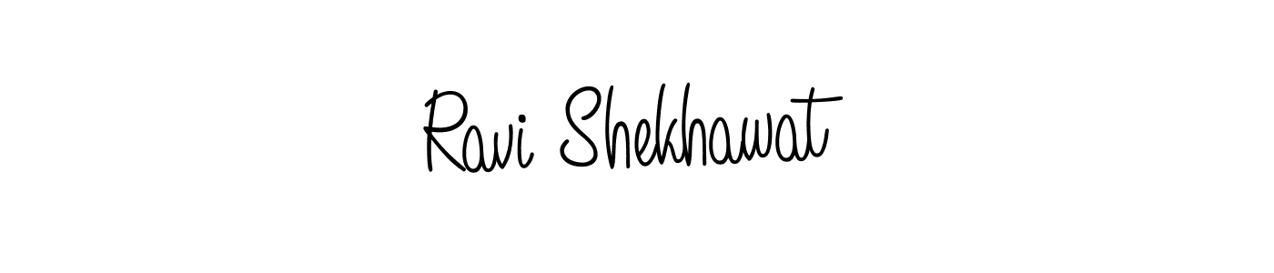 Create a beautiful signature design for name Ravi Shekhawat. With this signature (Angelique-Rose-font-FFP) fonts, you can make a handwritten signature for free. Ravi Shekhawat signature style 5 images and pictures png