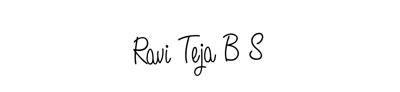 Make a beautiful signature design for name Ravi Teja B S. Use this online signature maker to create a handwritten signature for free. Ravi Teja B S signature style 5 images and pictures png