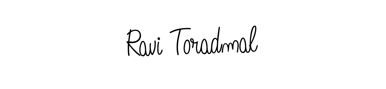 How to make Ravi Toradmal signature? Angelique-Rose-font-FFP is a professional autograph style. Create handwritten signature for Ravi Toradmal name. Ravi Toradmal signature style 5 images and pictures png