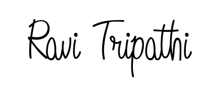 Create a beautiful signature design for name Ravi Tripathi. With this signature (Angelique-Rose-font-FFP) fonts, you can make a handwritten signature for free. Ravi Tripathi signature style 5 images and pictures png