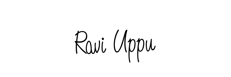 Make a beautiful signature design for name Ravi Uppu. Use this online signature maker to create a handwritten signature for free. Ravi Uppu signature style 5 images and pictures png