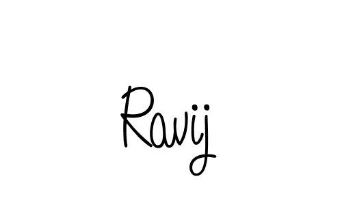 How to Draw Ravij signature style? Angelique-Rose-font-FFP is a latest design signature styles for name Ravij. Ravij signature style 5 images and pictures png