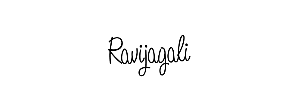 Make a beautiful signature design for name Ravijagali. With this signature (Angelique-Rose-font-FFP) style, you can create a handwritten signature for free. Ravijagali signature style 5 images and pictures png
