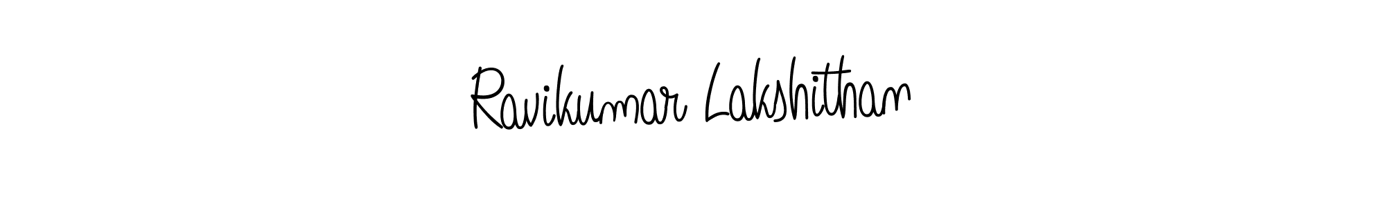 Create a beautiful signature design for name Ravikumar Lakshithan. With this signature (Angelique-Rose-font-FFP) fonts, you can make a handwritten signature for free. Ravikumar Lakshithan signature style 5 images and pictures png